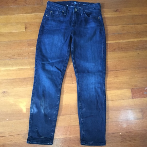 7 For All Mankind Kimmie cropped jeans. - Picture 3 of 5